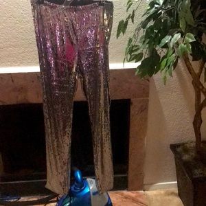Fashion Nova Sequins Pants Silver And Stunning